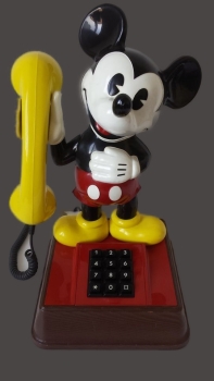 Disney Mickey Mouse ATC Push-Button Telephone 1978 (0846)